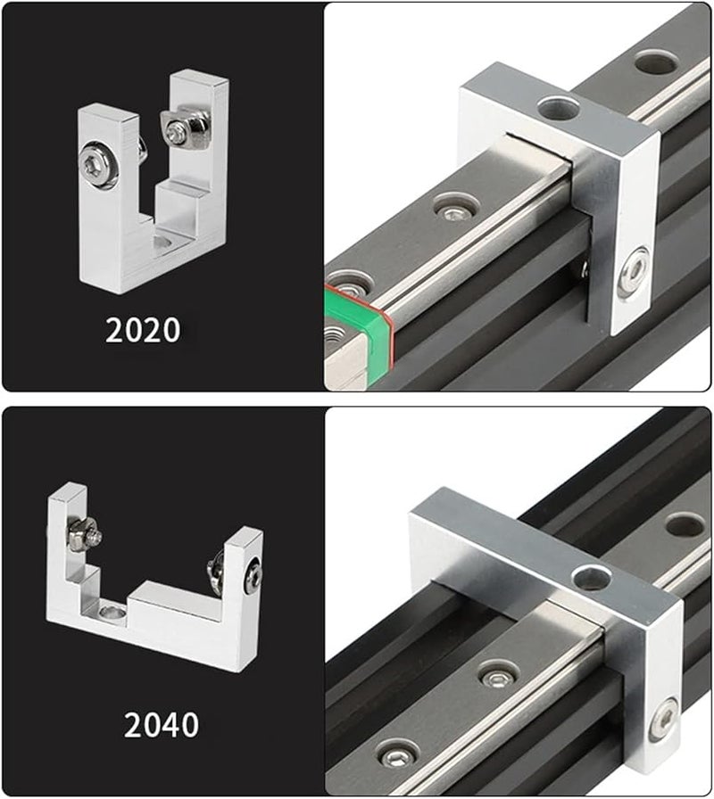 Voron 3D Printer 2020 2040 Profile Fixed Block MGN12 Linear Guide Fixing Block For Ender 3 - Image 3